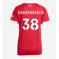 Dres Liverpool Ryan Gravenberch #38 Domaci za Žensko 2025-26 Kratak Rukav